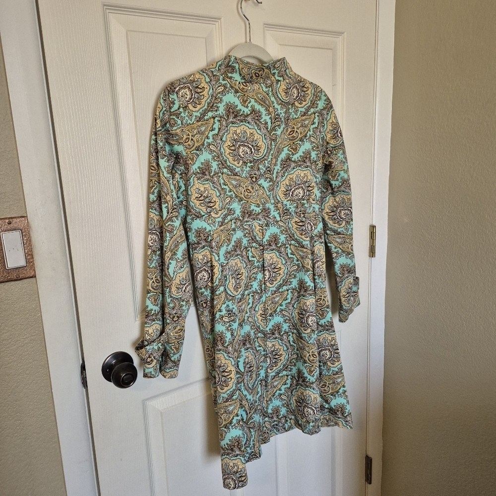 Etcetera Patterned Women's Trench Coat - Picture 6 of 7